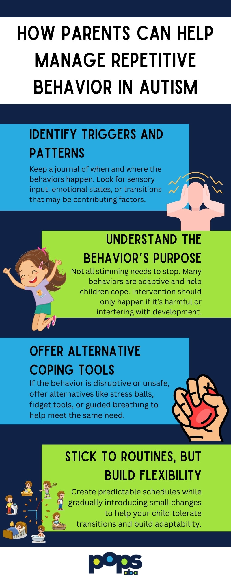 what are some repetitive behaviors in autism